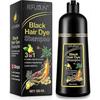 Hair Dye Shampoo for Hair Coverage Natural Herbal Hair Color Shampoo 3 In 1 for Women Men 500ml