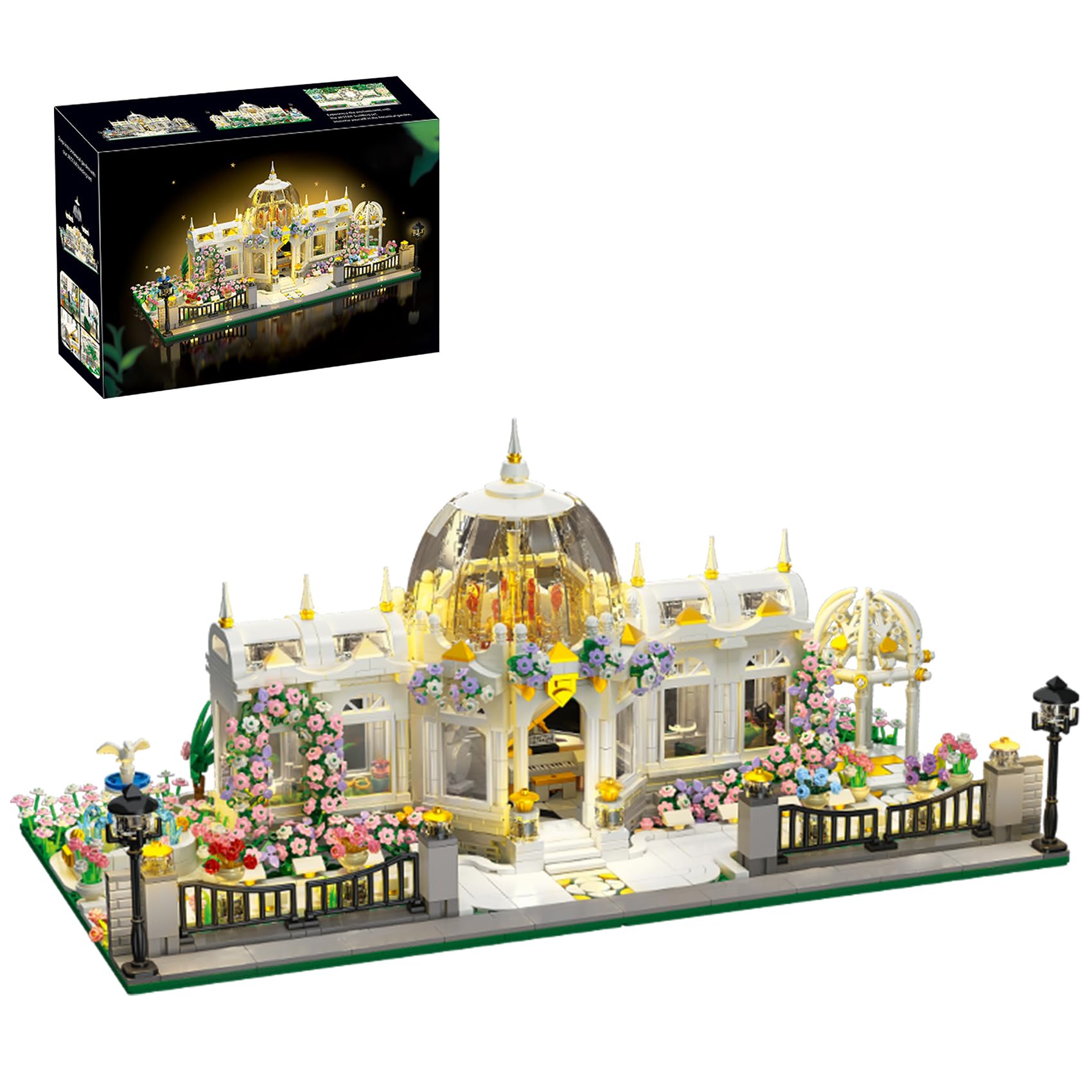 

Oichy Мини-блоки Строительство Сад Площадь Комната Модель Цветок Игрушка Цветочный Дом Набор для сборки для детей и взрослых Набор блоков DIY Набор ручной работы Образовательный