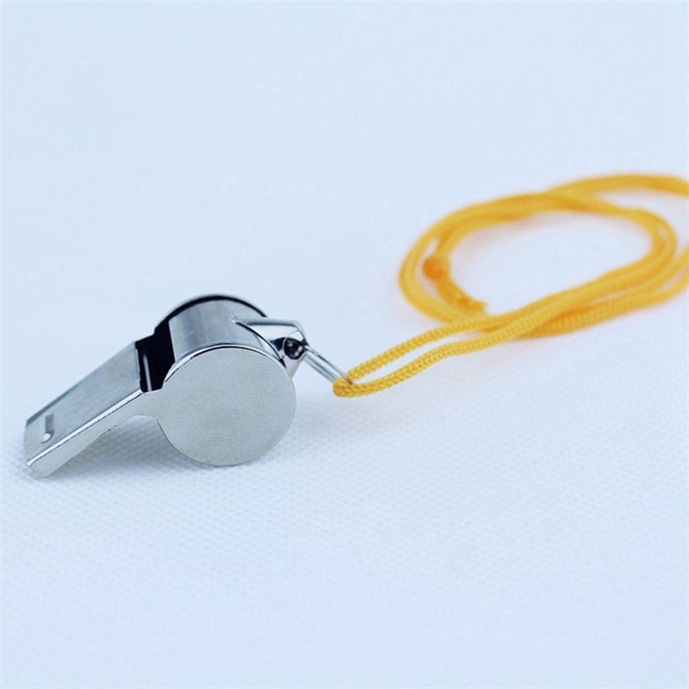 Rope Party Training School Cheerleading Tool Metal Whistle Stainless Steel Whistles Cheerleaders