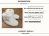 Winter Cotton Boot Slippers with Faux Rabbit Fur: Warm Indoor House Shoes for Couples