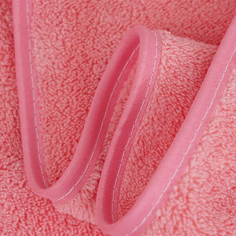 3-Piece Set: Soft, Absorbent Coral Fleece Towels - 2 Hand Towels + 1 Bath Towel, Easy to Wash and Dry