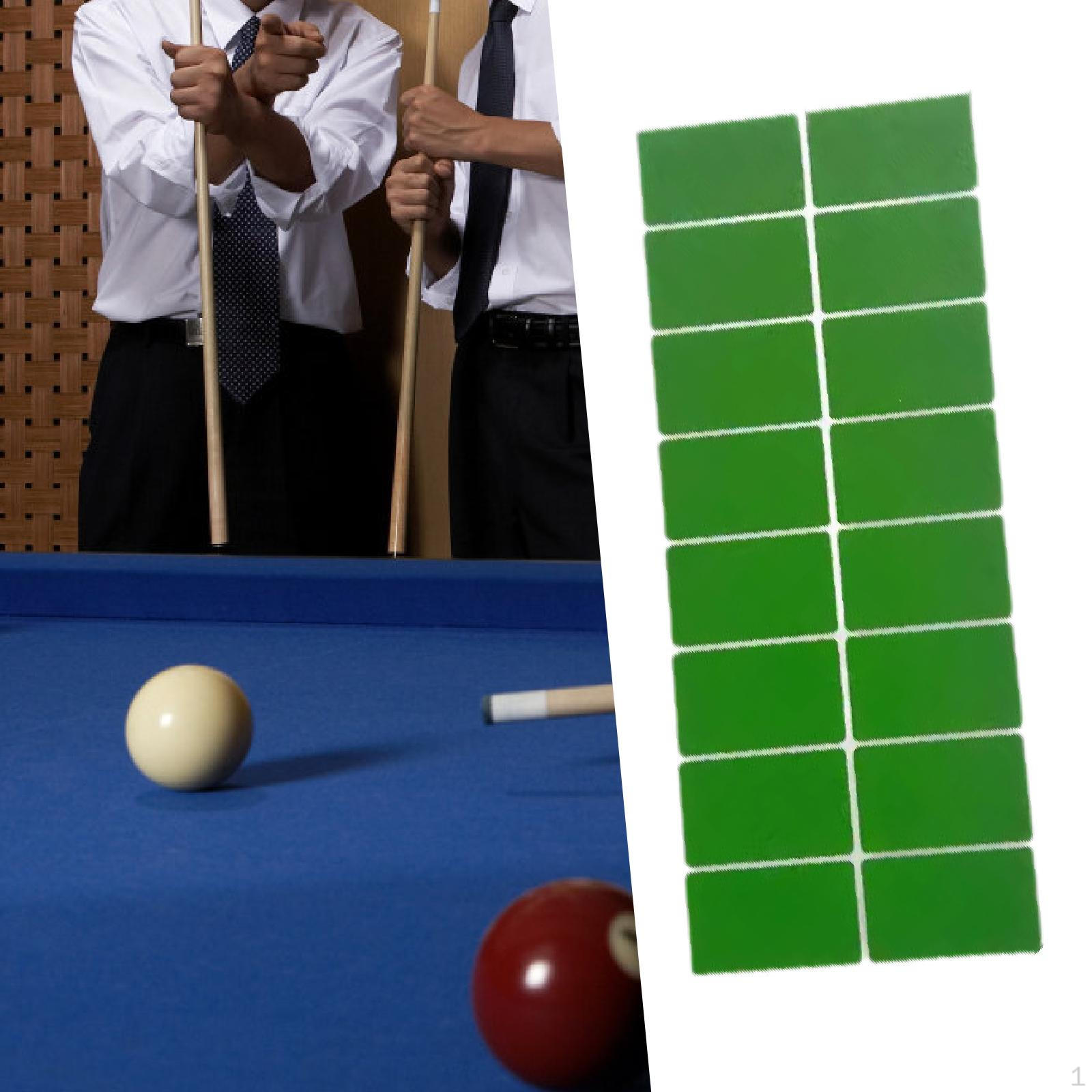 

Заплатки для ремонта бильярдного сукна Защита Простые в использовании Наклейки-маркеры для бильярдного стола 5x3cm Rectangle