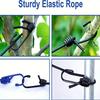 Retractable Portable Clothesline For Travel, Clothing Line With 12 Clothes Clips, Indoor Laundry Drying Line, Outdoor Camping