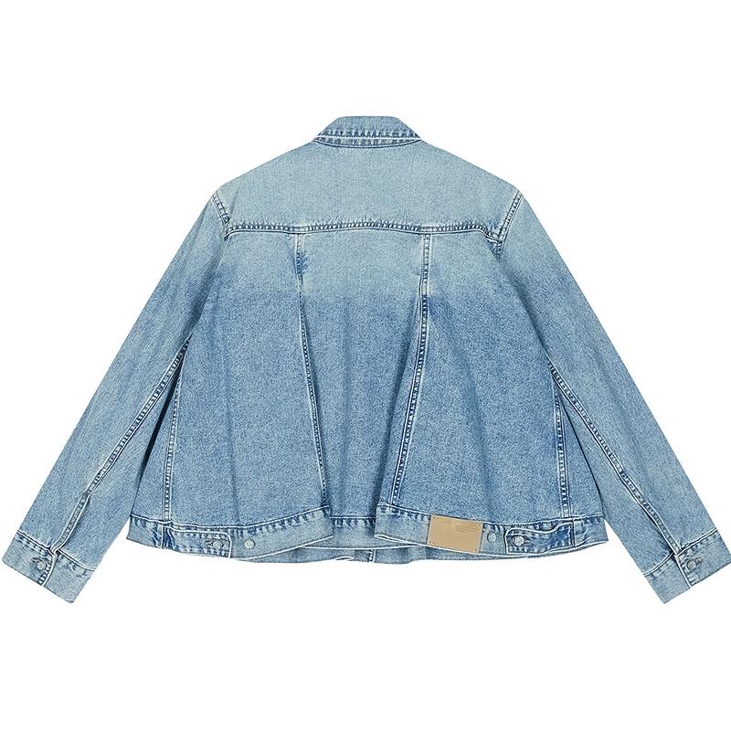 JNBY Lapel Collar Denim Jacket