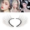 Eye Makeup Tools Wispy Reusable Natural White Lashes False Lashes Fluffy Cosplay False Eyelashes
