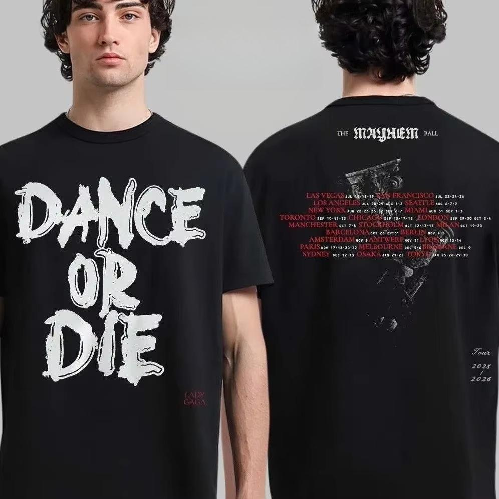 fashionable streetwear crew neck Tshirt exclusive merchandise for the 20252026 Mayhem Ball tour Unisex streetwear top