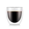 BODUM PAVINA Double-Walled Glasses, 250ml, Set of 6, Insulates Hot and Cold Drinks, Double-Walled, Heat-Resistant, Microwave, Oven, Dishwasher, and