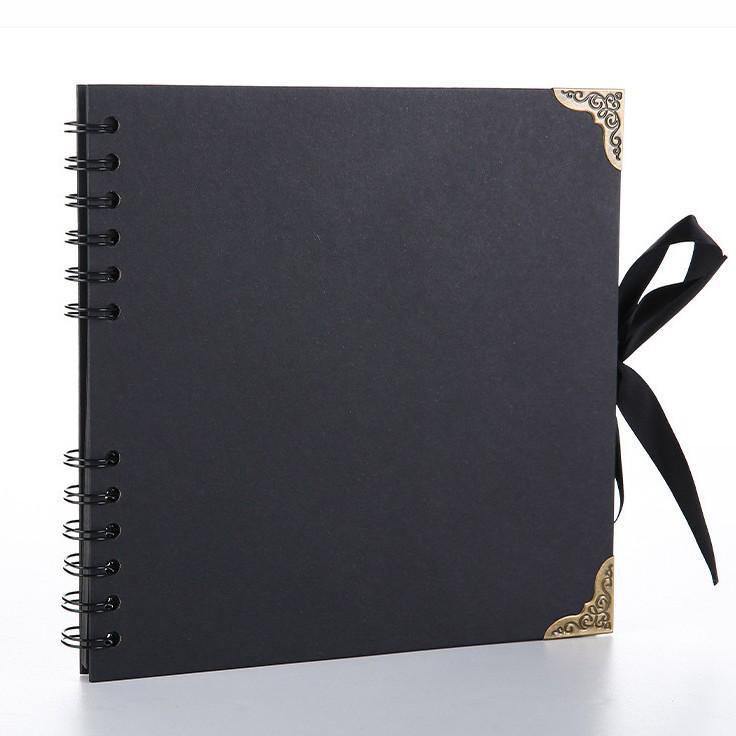 Vintage DIY Polaroid Scrapbook Photo Album - Large Capacity Journal Storage 30 Pages