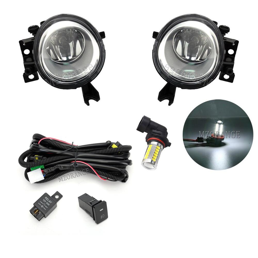 for VW Touareg 2003 2004 2005 2006 2007-2010 Fog Light For Volkswagen Halogen LED Front Fog Lamp Headlight DRL accessories