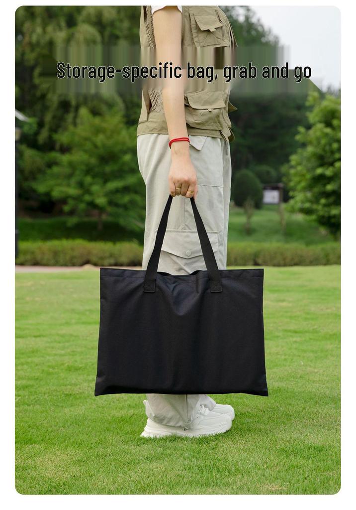Mountain Guest Portable Camping Table & Storage Basket: Large Capacity Folding Box