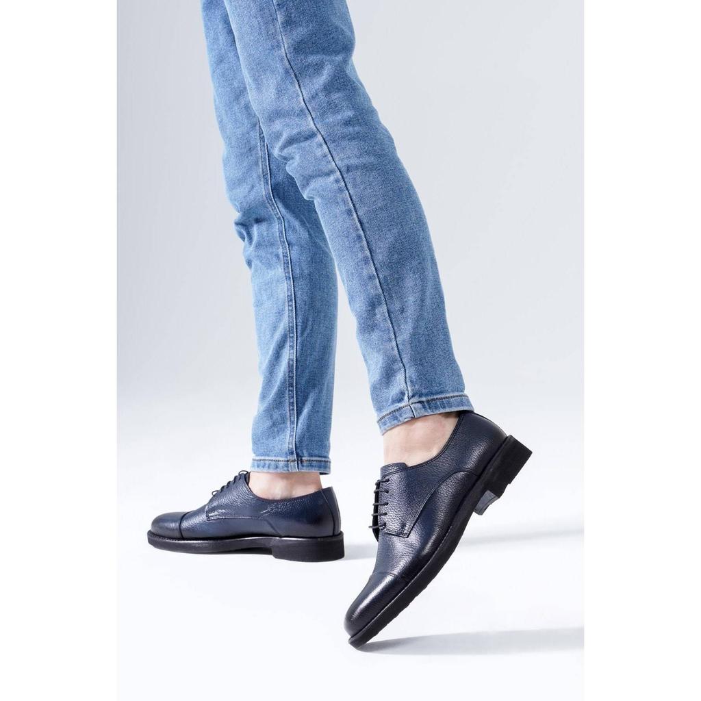 Klasické pánské boty z pravé kůže šněrovací Derby