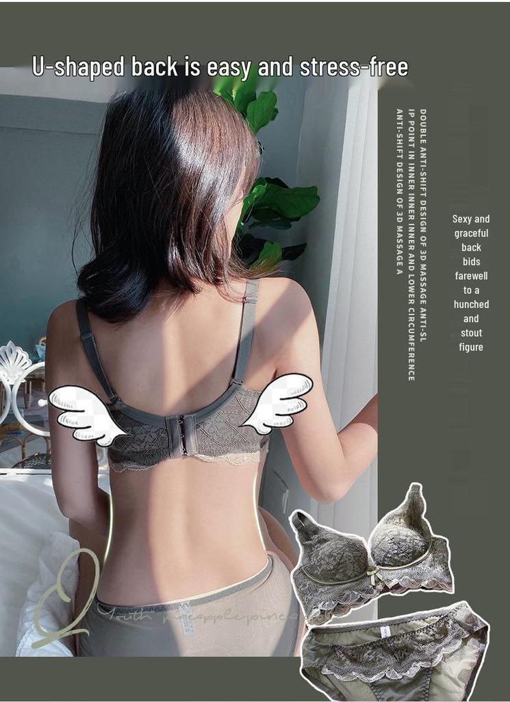 Japanese Style Wire-Free Push-Up Bra: Sexy, Comfortable, Anti-Sag, Adjustable, Seamless, Beautiful Back Design for Small Busts