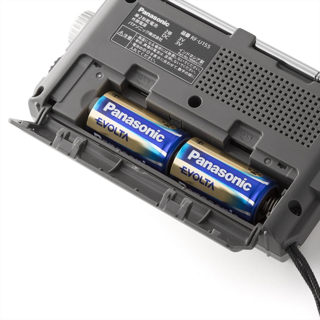 Panasonic FM-AM 2-Band Receiver RF-U155-S
