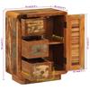 Sideboard with 3 Drawers 55 X 30 X 70 Cm Solid Reclaimed Wood