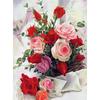 Painting New 5d Diy Diamond Flower Diamond Embroidery Scenery Cross Stitch Crafts Full Round Drill Home Decor Manual Gift