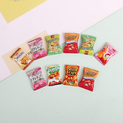 10Pcs/Set Dollhouse Miniature Kitchen Food Potato Chips Diy Pretend Play Toys