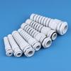 5Pcs Waterproof Cable Gland Pg7 Plastic Anti-Bending Joint M12 Nylon Pa66 Torsion-Proof Glands Pg7/9/11/13.5/16/19/21 Connector