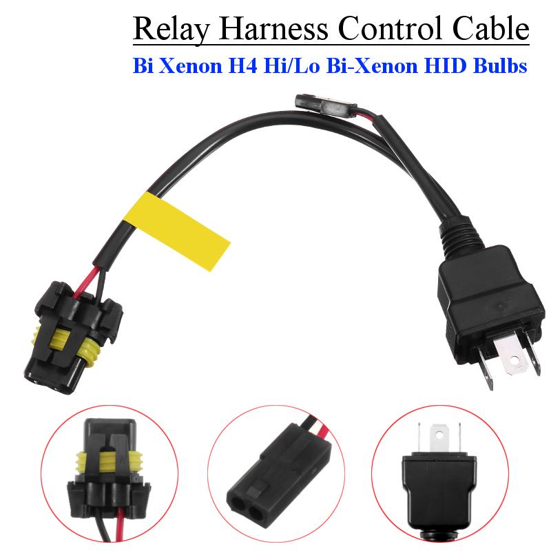 2pcs Universal 9006//9005 HB4 Male Fog//Driving Light Socket Harness Wiring HID D2