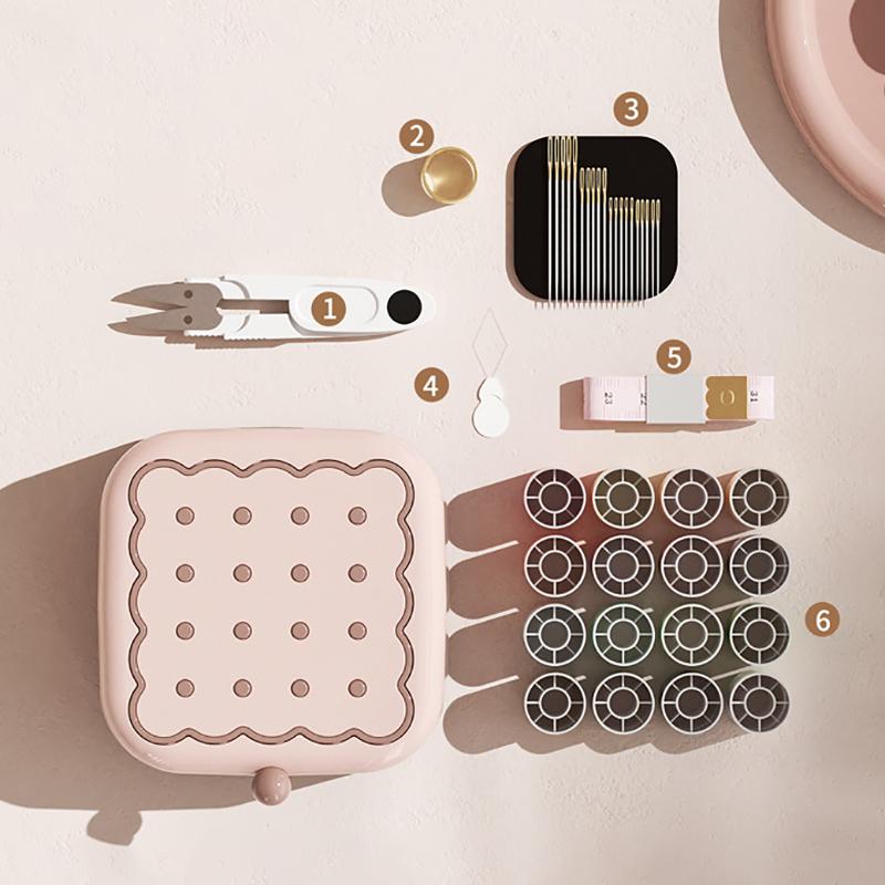 Small Sewing Kit Multi-Purpose Magnetic Portable Adults Portable Sewing Accessories Kit For Women Grandma Teen Girls Birthday