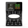 Stable LED Indicator Rechargeable Adapter 4 Slot Intelligent Battery Charger Fast Charging Dock