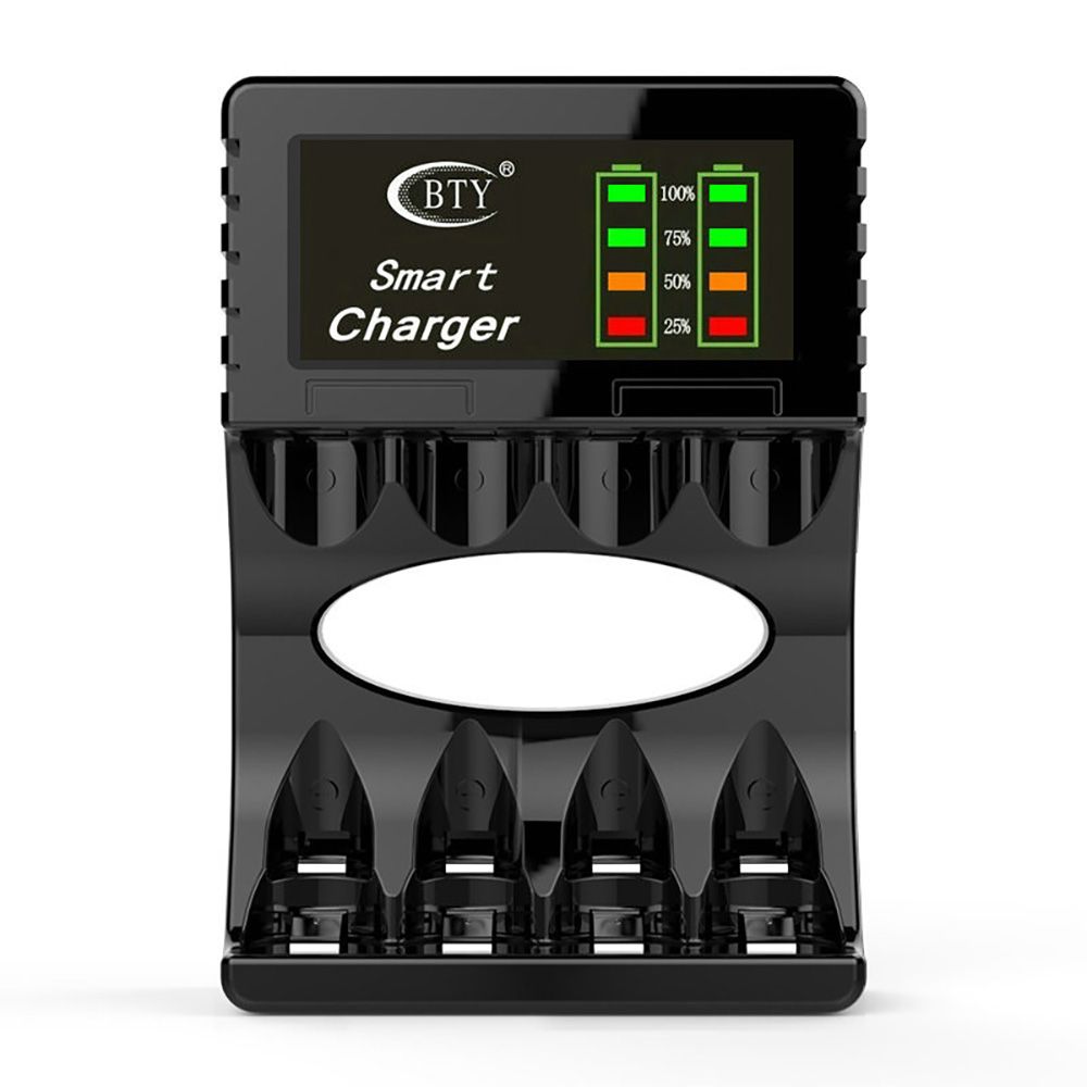Stable LED Indicator Rechargeable Adapter 4 Slot Intelligent Battery Charger Fast Charging Dock