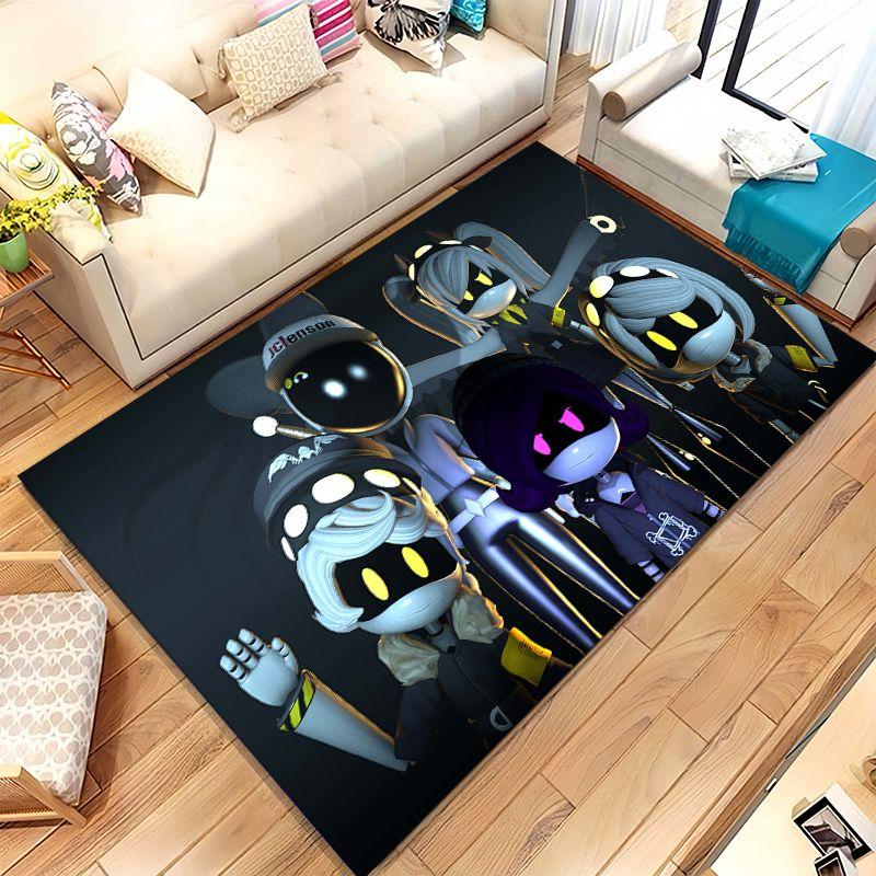 Murder Drones Uzi N Cyn Cartoon Soft Non-Slip Large Area Rug for Living Room,Bedroom Playroom Carpet Mat for Sofa,Home Decor
