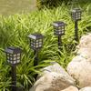 Licht Solar Outdoor LED wasserdichte Lampe Garten Yard Decor kleine Form Haus