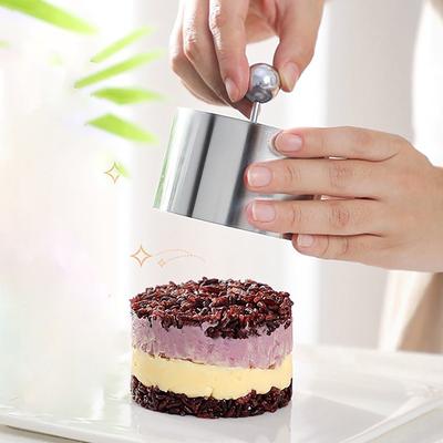 Strumento per Modellare Torte Facile da Usare Sicuro Durevole Facile da Pulire Anelli Alimentari Stampino Adatto per Pasticceria Casalinga Torte Dolci