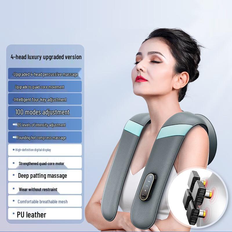 

Kangzuo 4-Hammer Tapping Shoulder & Neck Massager