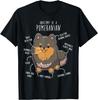 Anatomy of a Pomeranian Funny Dog Lover Graphic Tee Casual Short Sleeve T-Shirt