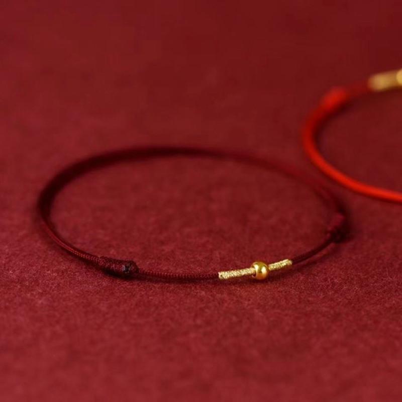 Fashion Handmade Bracelet Red Rope Lucky Bangle Women Men Lovers' Best Friends Lucky Bracelet Anklet Size Adjust