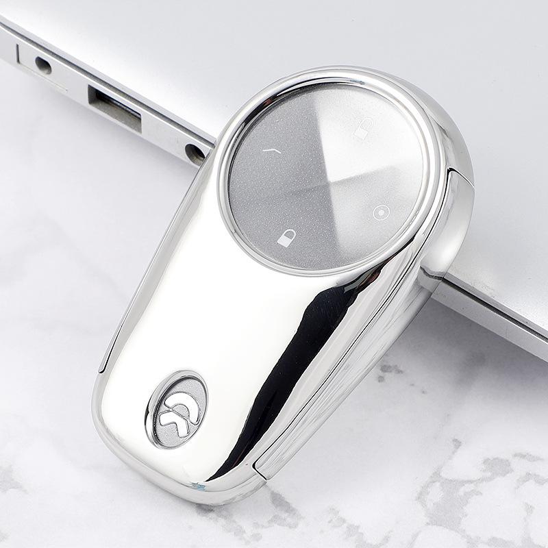 Car Key Case for NIO RS5 RC6: Two-in-One Protective Shell