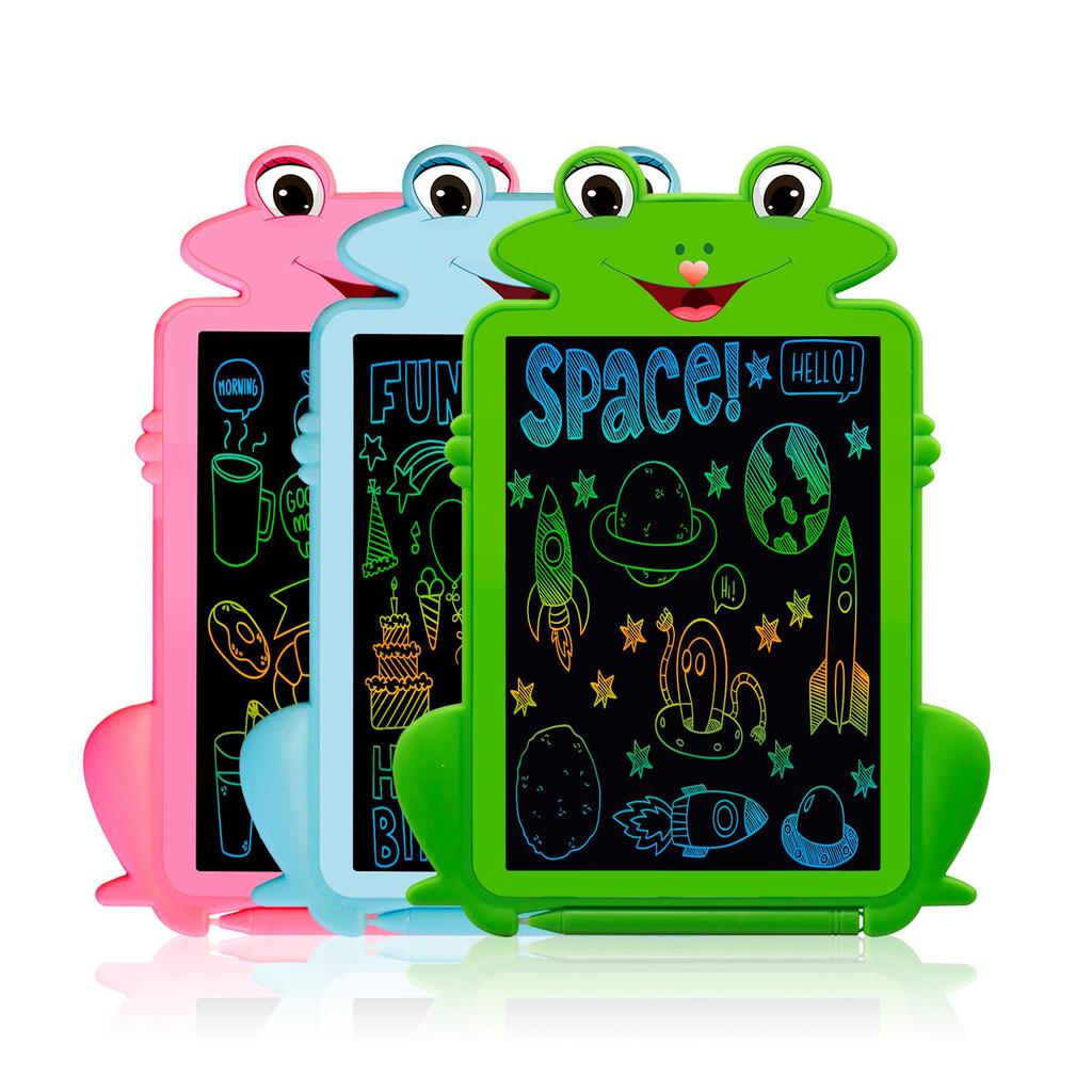 8.5 Inch Frog Cartoon LCD Writing Tablet for Kids - Electronic Drawing and Handwriting Board