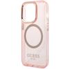 Etui do iPhone 14 Pro Max Guess Hard Case MagSafe Różowe