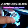Luz LED de Ambiente USB para Coche RGB Luz Ambiental Mini Lámparas de Noche Decorativas Para Luz Ambiental Interior de Automóvil Luz de Ordenador Plug and Play