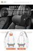 Meikaso Neck Car Neck Neck Memory Breathable Easy Ideal for Long Car Car Neck Gaming Cervical Office Home Use Pad, Cushion, Pillow, Headrest, Foam,