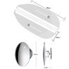 Car Rearview Mirror Rain Shield Blind Spot Wide Angle Small Round Mirror For Peugeot 408 4008 308 3008 Rifter 5008 508 2008 208