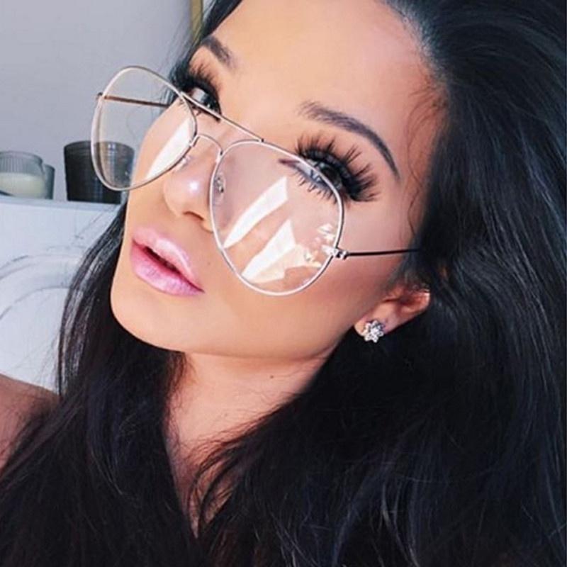 clear gold frame glasses