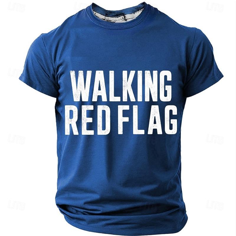 Men's 100% Cotton Summer Loose PARIS Creative Letter Print Casual Slim Fit Round Neck Short Sleeved T-shirt Top