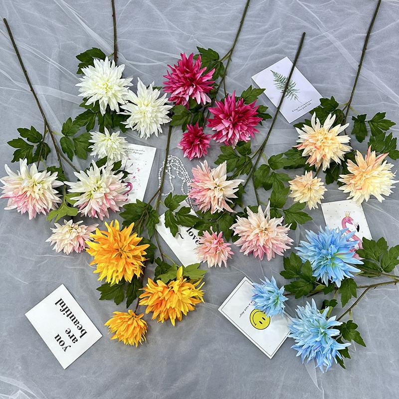 Plants Chrysanthemum Simulated Wedding Hotel Restaurant Desktop Props Decoration