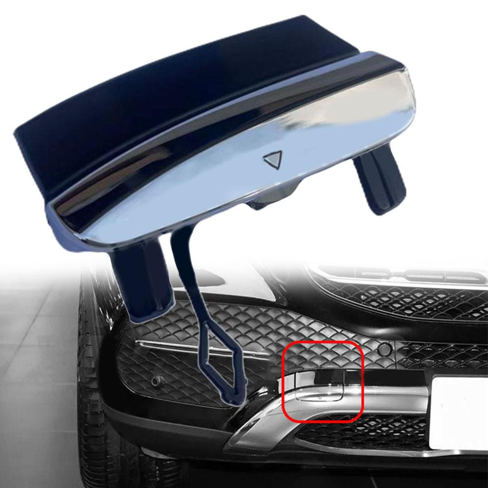 For Mercedes W167 GLE 20-22 Unpainted Front Bumper Tow Hook Eye Cover Cap Towing Hauling Lid 1678854202 Car Accessories
