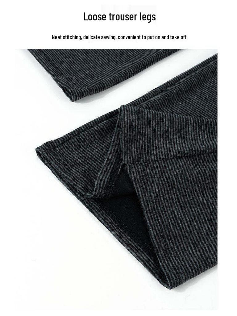 Women's Striped Casual Suit - Spring 2026 Korean Style, Old Money Look, Light-Colored Intellectual Outfit