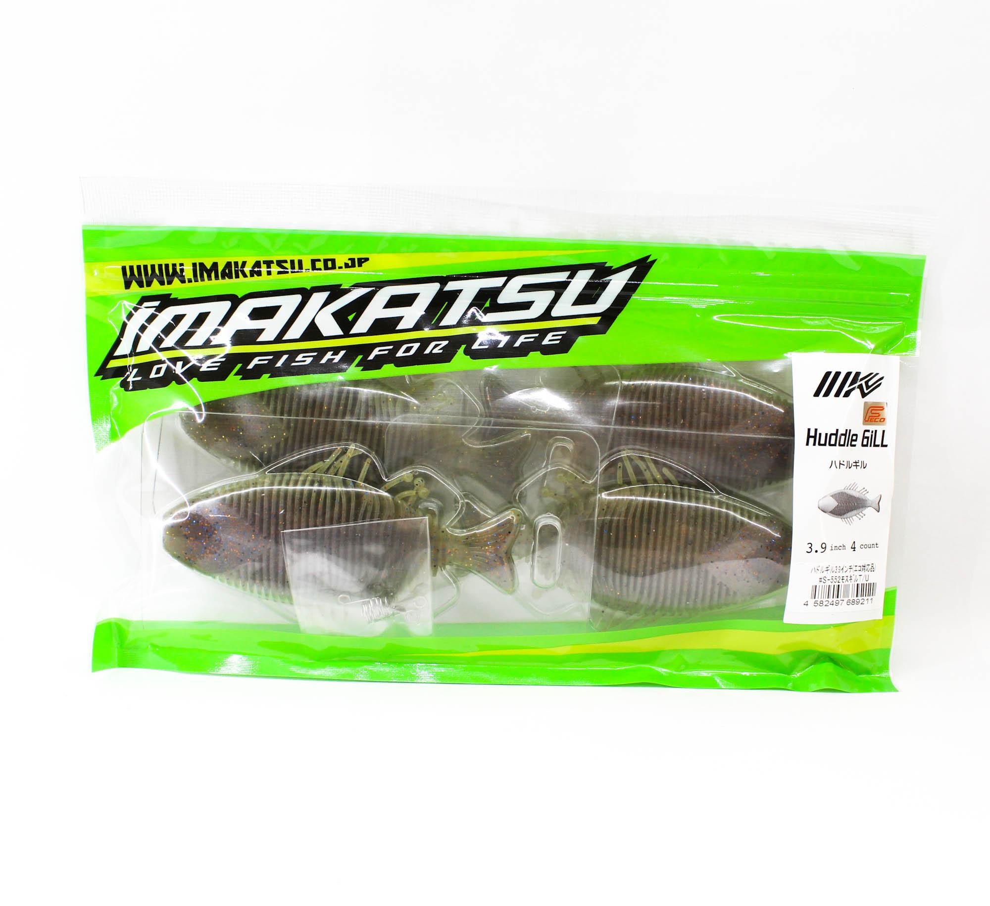 

Imakatsu Мягкая приманка Huddle Gill 3.9 дюйма S-552 (9211)