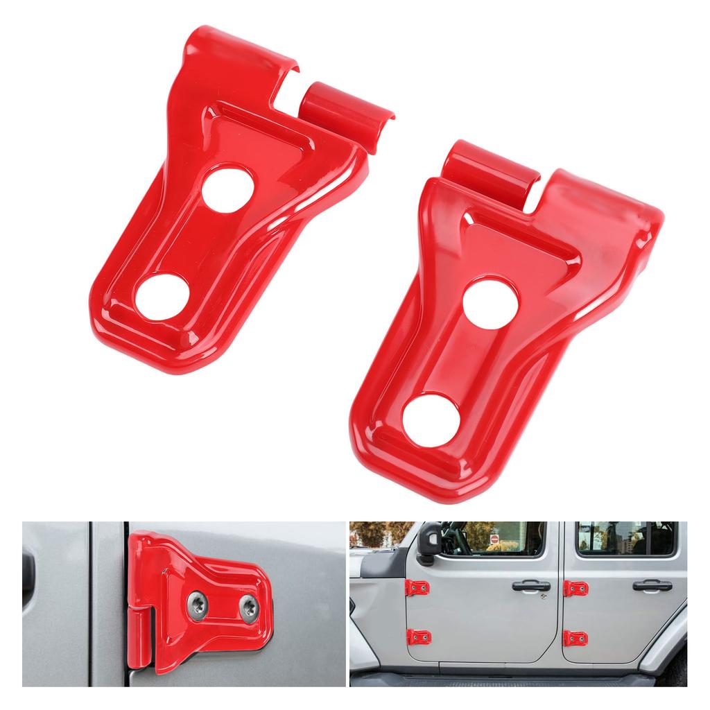 Door Hinge Cover Trim Stylish Auto Side Door Hinge  Ive Decorative Cover Trim Replacement for   JL JLU Unlimited Sport