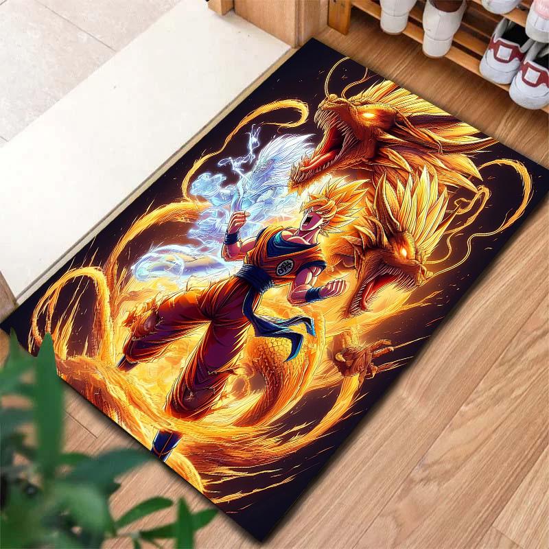 Son Goku Carpet Rug For Living Room Bedroom Home Sofa Decoration,kids Play Nonslip Floor Mat