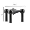 Nordic Candle Holder Metal Molecular Structure Triangle Candlestick Vintage Candle Stand  Gift