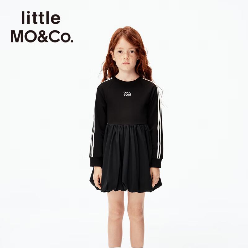 little MO&Co. Girls  Long Sleeve Sporty Dress 120