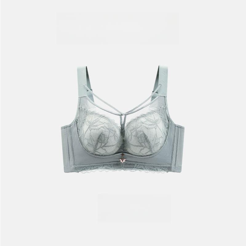 Women's Full Cup Bra Without Steel Ring Women's Gathering Adjustment Lace Collection Accessory Bra