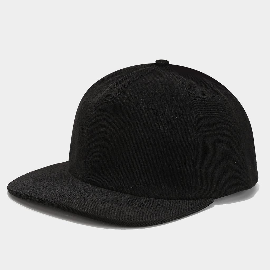 New Corduroy Color Matching Board Hip-hop Hat Men's European and American Fashion Retro Versatile Flat Brim Hat Women's Tide Brand Cap