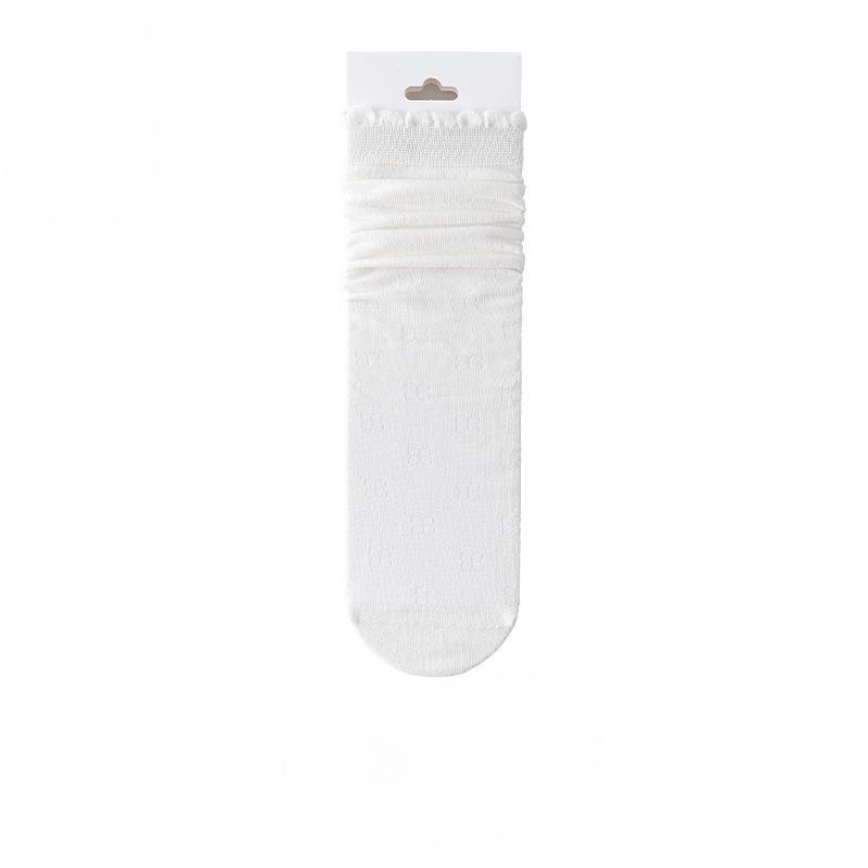 

Женские весенне-осенние тонкие носки до икры из кружева 1 pair